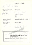Casadesus, Robert -  Signed Program Kassel, Germany 1965