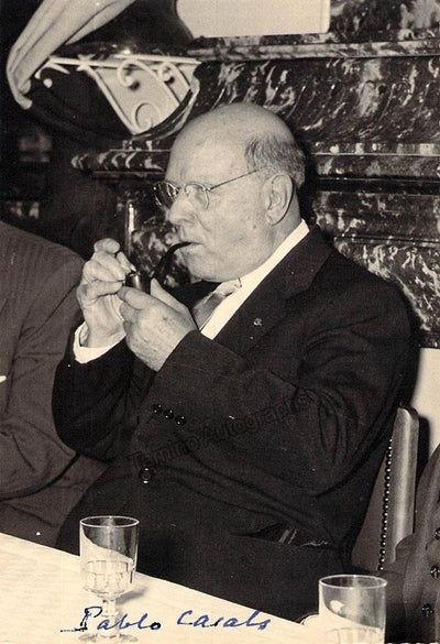 Casals, Pablo - Various Autographs