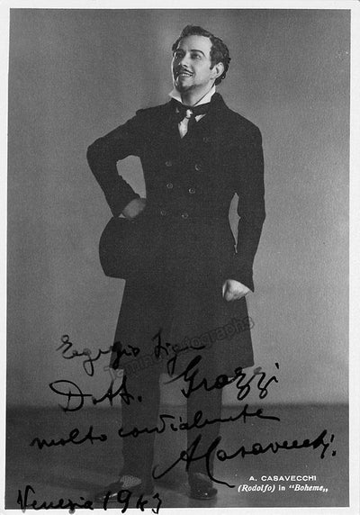 CASAVECCHI, Agostino (Various Autographs)