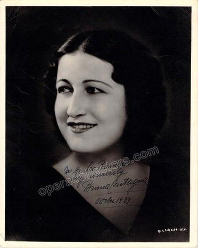 Castagna, Bruna - Signed Photo 1939
