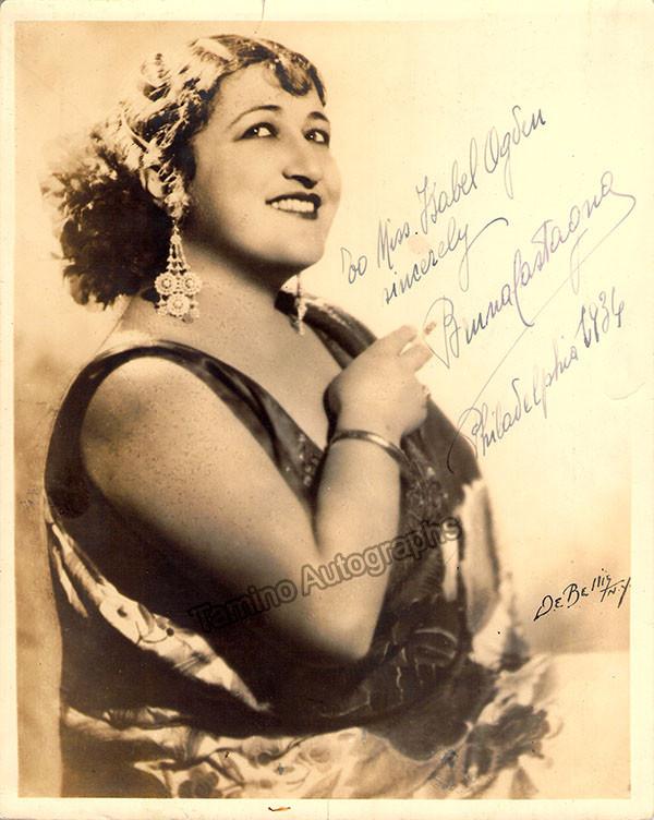 Castagna, Bruna - Signed Photograph in Role 1936