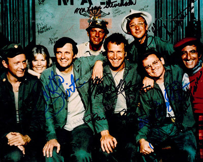 MASH - Photograph Signed by 7 Cast Members