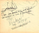 Castro, Juan Jose - Autograph Music Quote Signed 1943