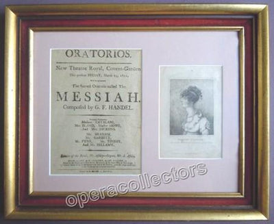 Catalani, Angelica - Concert Playbill from 1811