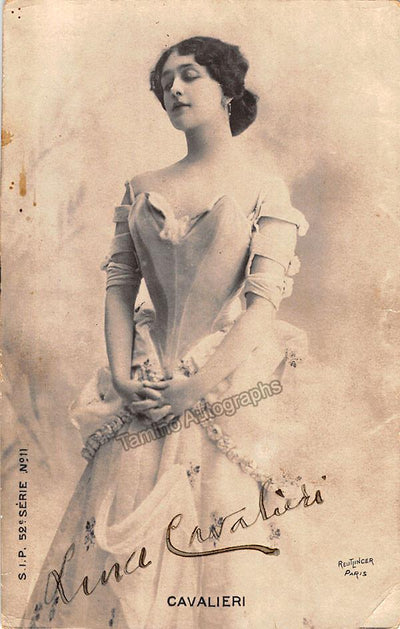 Cavalieri, Lina - Signed Photo Postcard