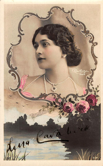 Cavalieri, Lina - Signed Photo Postcard