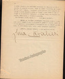 Cavalieri, Lina - Typed Letter Signed 1939