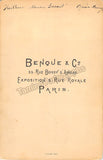 Heilbron, Marie - Cabinet Photo as Manon - World Premiere 1884