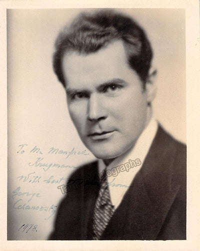 CEHANOVSKY, George (Various Autographs)