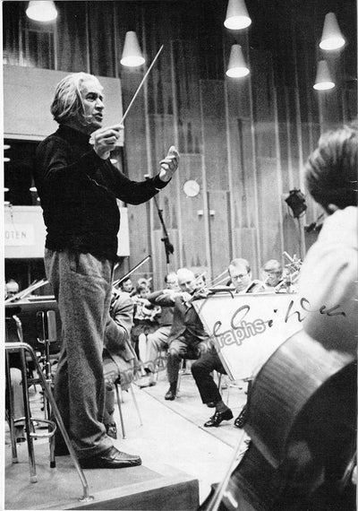 Celibidache, Sergiu - Signed program 1972