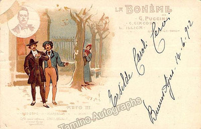 Cervi Caroli, Ersilde - Signed Illustrated Postcard