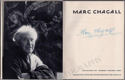Chagall, Marc - Signed Book 1959