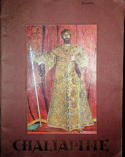 Chaliapin, Fedor - Lot of 11 French Programs 1908-1934