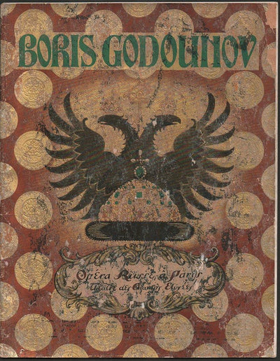 Chaliapin, Feodor - Unsigned Program Boris Godunov