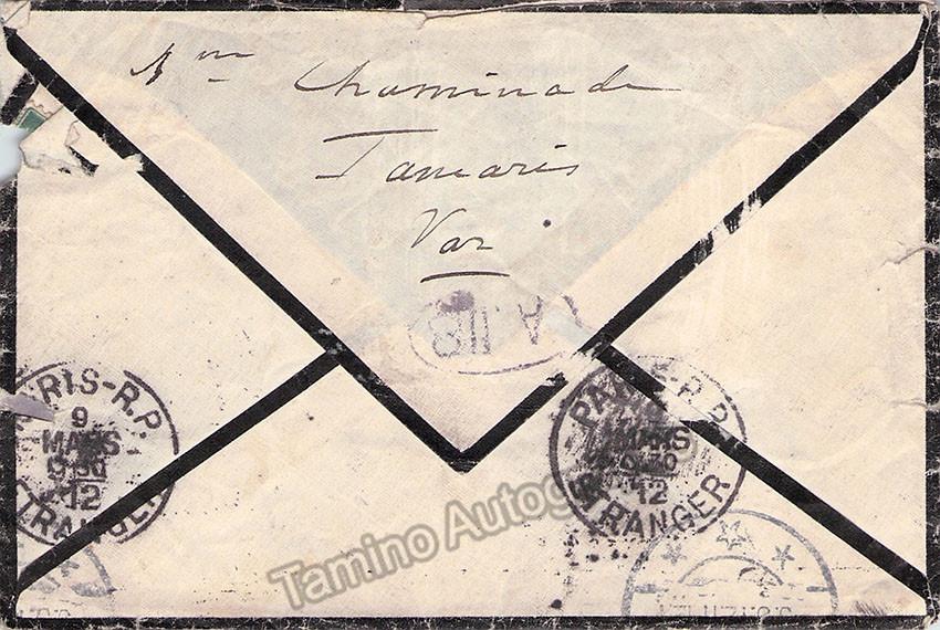 Chaminade, Cecilie - Autograph Envelope + Photo 1912 - Tamino