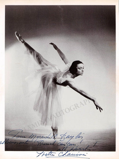 Chauvire, Yvette - Signed Photo