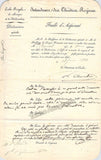 Cherubini, Luigi - Signed Administrative Note 1823