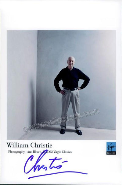 Christie, William - Signed Photo