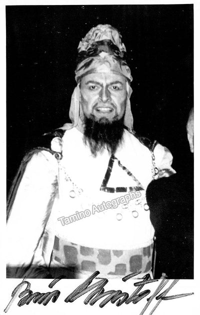 CHRISTOFF, Boris (Various Autographs)