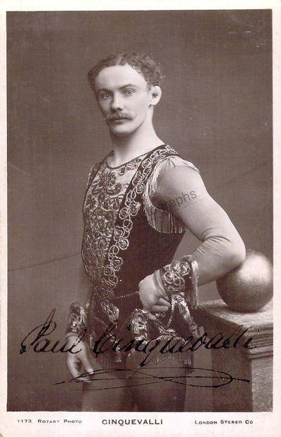 Cinquevalli, Paul - Signed Photograph