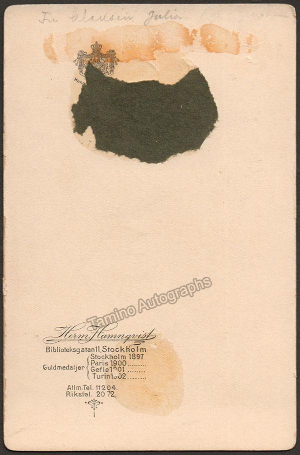 Claussen, Julia - Signed Cabinet Photo 1912 - Tamino