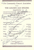 Clinton, Gordon - Field, Hyde, Margaret - Osborn, Elizabeth - Soames, Rene - Whitworth, John - Signed Program New York 1956-57