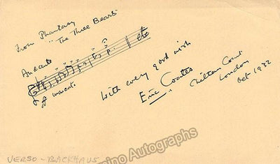 Coates, Eric - Backhaus, Wilhelm - Elman, Mischa