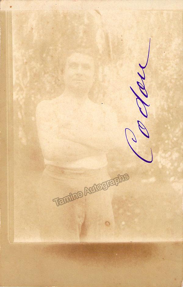Codou Inscriptionat Edouard Codou Autographs Lot of Signed Photographs – Tamino