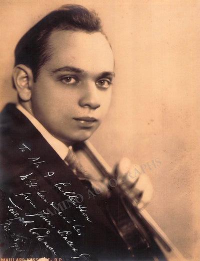 Coleman, Joseph - Signed Photo 1926