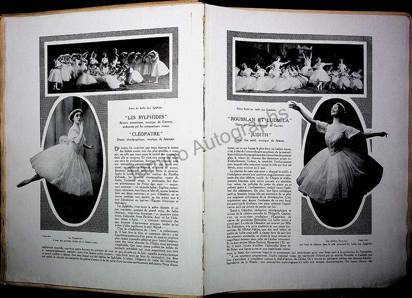 Collection des plus Beaux Numéros Comoedia Illustré et des Programmes Consacrés aux Ballets et Galas Russes 1909-1921 -6