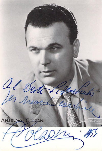 COLZANI, Anselmo (Various Autographs)