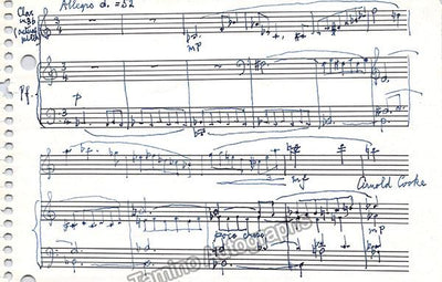 Composers Autograph Music Quotes - Lot of 15