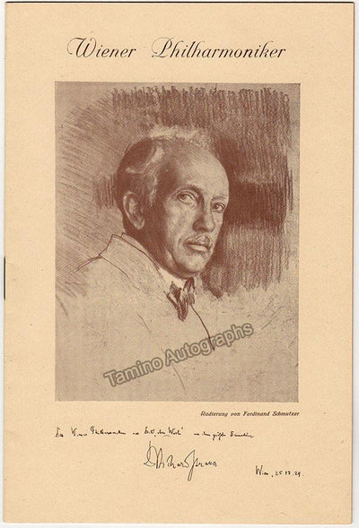 Concert Program- Concert for Richard Strauss´ 80th Birthday 1944