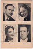 Conley, Eugene - Petroff, Ivan - Pattachi, Valfredo - Schymberg, Hjoerdi - Signed Program Havana 1947