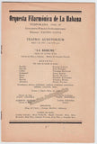 Conley, Eugene - Petroff, Ivan - Pattachi, Valfredo - Schymberg, Hjoerdi - Signed Program Havana 1947