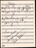 Contemporary Composer Autograph Lot