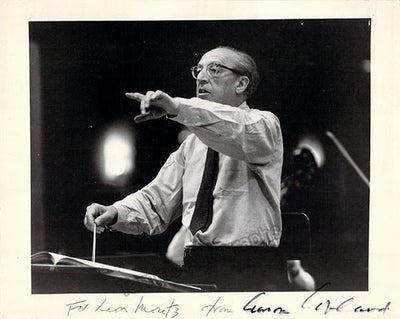 Copland, Aaron - Signed Photo