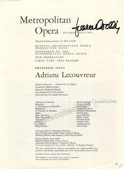 CORELLI, Franco - TEBALDI, Renata