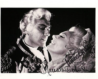 Corelli, Franco - Tebaldi, Renata - Double Signed Photo in Adriana Lecouvreur
