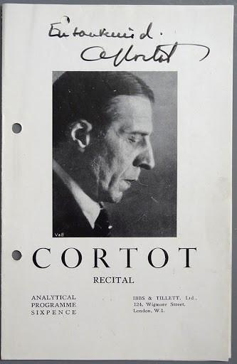 CORTOT, Alfred