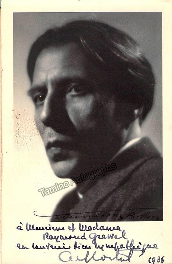 Cortot, Alfred - Signed Photo 1936 - Tamino