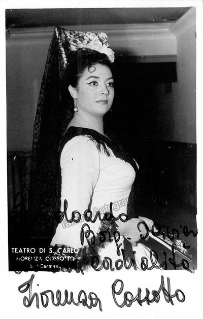 COSSOTTO, Fiorenza (Various Autographs)