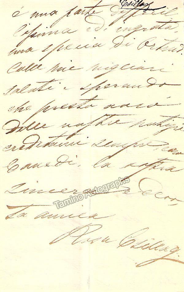 Csillag, Rosa - Autograph Letter Signed - Tamino