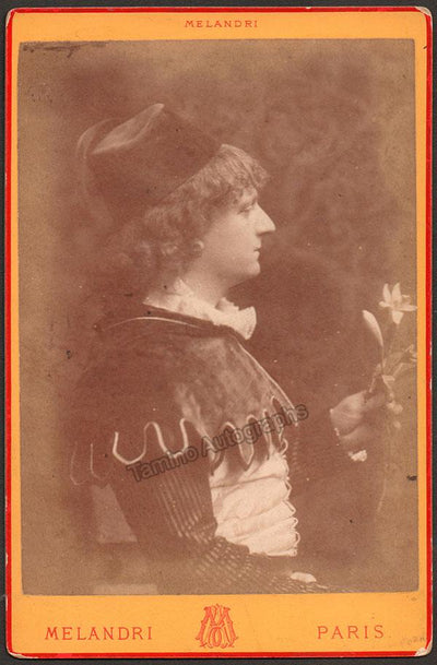 D'Ageni, Leo - Signed Cabinet Photo in Role 1881