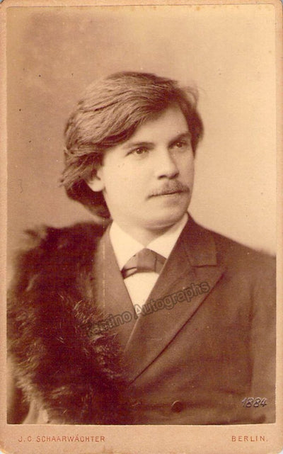 D'Albert, Eugen - Unsigned CDV