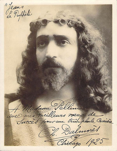 Dalmores, Charles - Signed Photo in Le Prophete 1925