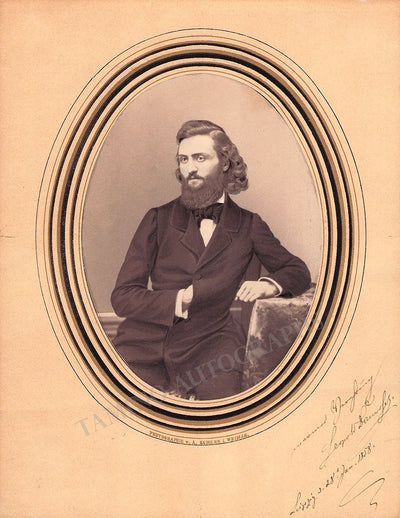 Damrosch, Leopold - Signed Photograph 1858