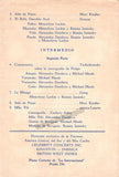 Danilova, Alexandra - Signed Program Havana 1954