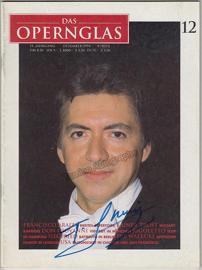 DAS OPERN GLAS - SIGNED MAGAZINES (Many Artists) - Part 2
