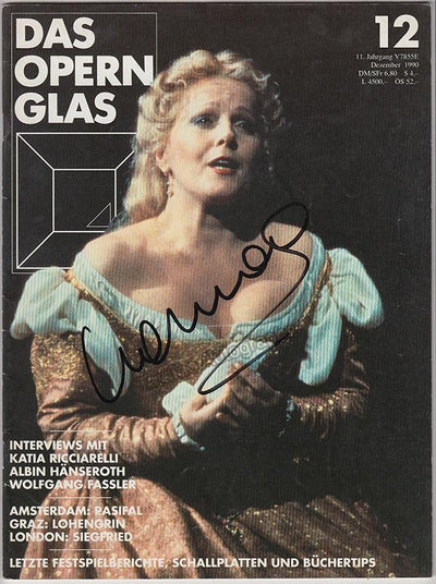 DAS OPERN GLAS - SIGNED MAGAZINES (Many Artists) - Part 2
